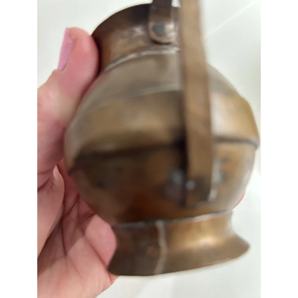 Vintage Small Brass Pitcher